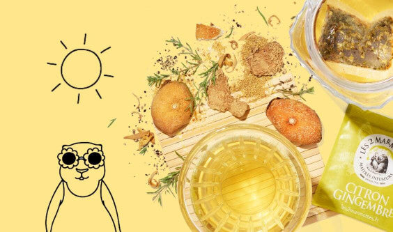 Infusion maison gingembre, citron, miel : coup de frais sur l’été !