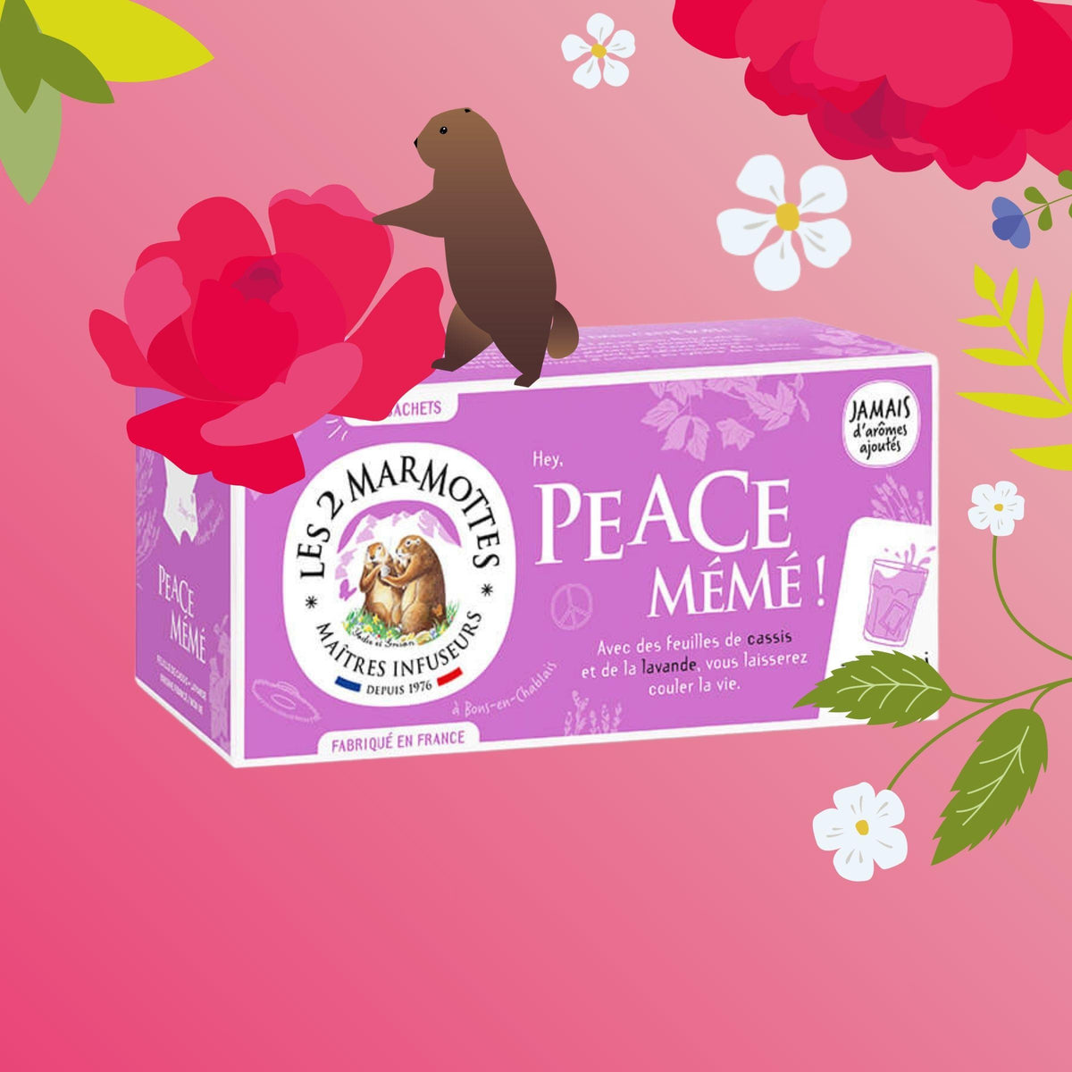 Idée cadeau fete des grands meres : tisane peace mémé
