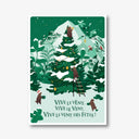 Carte postale Noël "Vive le vent"