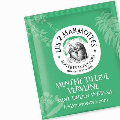 Sachet de tisane menthe tilleul verveine